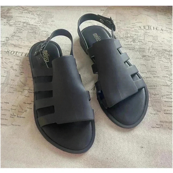 Mini Melissa Shoes - Mini Melissa Black Boemia 6 Women's Sandals